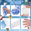LAWOHO 300ml Polar Bear Slime with Clay, Clear Slime Kit for Girls Ages 8-12 with 10 Packs Slime Add Ins, Slime for Kids Party Favors, Kids Slime Birthday Halloween Christmas Easter Slime Making Kit