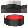 Stainless Steel Door Kick Plate, 4" x 118" Door Push Plate, Self Adhesive Kickplate for Bottom of Door, Kitchen Island, Cupboard, Cabinet (Brushed Black)