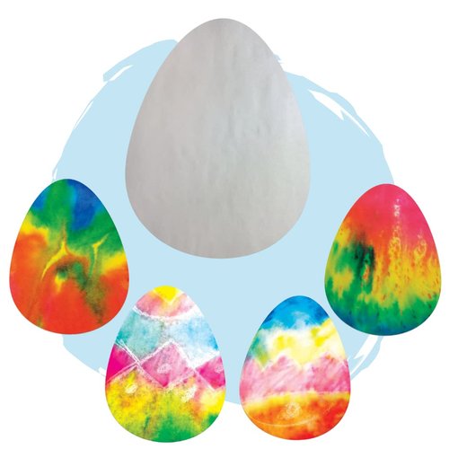 Roylco Color Diffusing Paper Easter Eggs Create Your Own One-of-a-Kind Spring Crafts