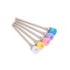 Anself 5pcs 2.35mm Professional Nail Art Drill Bit Random color Nail Drill Cleaning Brush Manicure Accessories