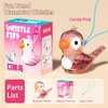 Kids Toys Bird Whistle with Lanyard Fidget Toys Plastic Whistle Party Favors for Kids 4-8 Birthday Gifts (Blue)