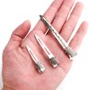 65Pcs Duck Billed Hair Clips for Styling Sectioning, Metal Silver Alligator Clips for Women, 3 Sizes for Roller, Pin Curl Loc Clips for Retwist, Salon, Barber, Bows DIY