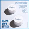 VANERIA Eye Brow Kit 4pcs,Brow Styling Soap,Brow Freeze For Fluffy Brows,Clear Brow Gel+Eyebrow Pomade+Eyebrow Pencils+Eyebrow Brush,Brow Wax Long Lasting Eyebrow Makeup.190g(Dark Brown)