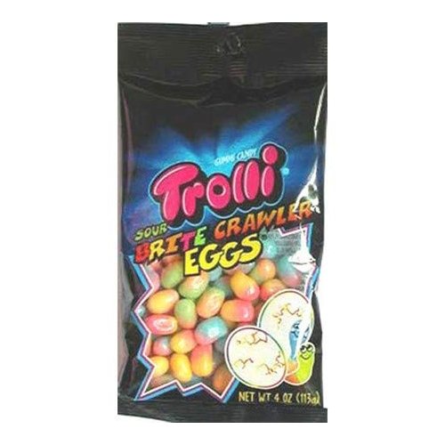 Trolli, Sour Brite Eggs Gummies With A Candy Shell (Pack of 6)
