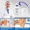 BOCOOLIFE Ear Wax Removal Kit, Ear Irrigation Flushing System Wax Cleaner Washer, Manual Ear Flush Ear Cleaning Kit, Flusher Safe Wash Effective Way Easy Washout Ear Buildup Wax, Ear Basin, 3 Ear Tips