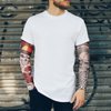 Geyoga 12 Pieces Tattoo Sleeves Set Fake Arm Sleeves Cover Realistic Soft Elasticity Arm Protection for Men Women Working (Schädel Muster)