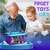 Fidget Pack Box for Boys Girls 4-12, FunKidz Fidget Toys for Kids 5-7 Autistic Sensory Mystery Birthday Gifts in Reusable Portable Treasure Box Nice Party Favors