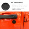 Timilge Magnetic Keyhole Covers for 2018-2023 Wrangler JL JT Door Lock Protection Covers Door Security Accessories (Black National Flag)