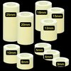 EEEEE 151pcs Nylon Spacers Round Plastic Spacers Wall Plate spacers for Screws Hardware spacers Standoff Assortment Kit, OD 11mm ID 6.2mm Length 3mm 4mm 5mm 8mm 10mm 12mm 15mm 18mm 20mm 25mm for M6