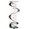 La Crosse 704-56357-INT Helix Spiral Metal Rain Gauge, Hammered