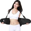 Lumbar Support Belt with Suspenders for Women - Black (Size XL)