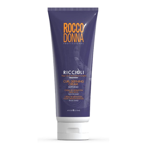 Rocco Donna Curl Defining Cream | Moisturizes Strands for Soft, Silky and Curly Hair without Frizz | 4 oz