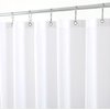 Biscaynebay Hotel Quality Fabric Shower Curtain Liners 72" X 72", White Water Resistant Bathroom Curtains Rust Resistant Grommets Weighted Bottom Hem Machine Washable