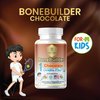 Organic Strength Kids Bone Builder 1 Chewable A Day Halal Vitamins Chocolate Flavor for Age 4-12 60 Servings