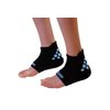 KidSole RX Gel Sports Sock for Kids with Heel Sensitivity from Severs Disease, Plantar Fasciitis (Kid's 2-7, Black)