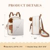 Missnine Mini Backpack for Women Cute Small Backpack Purse With Pompom PU Leather Bookbag Small Casual Daypacks For Ladies