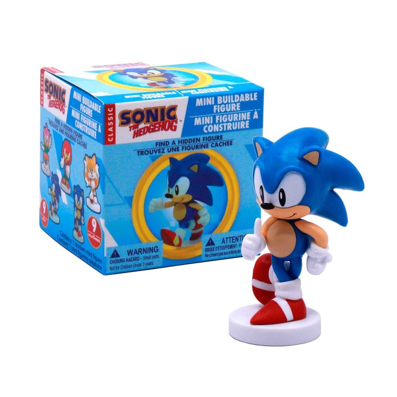 Sonic The Hedgehog Mini Buildable Action Figure Mystery Box - Blind ...