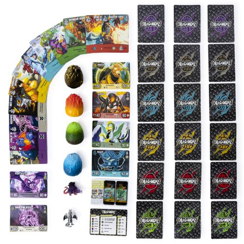 Dragamonz, Ultimate Dragon 6 Pack, Collectible Figure & Trading Card Game, for Kids Aged 5 & Up
