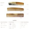Altesse 11304 Horn Comb Wide Tooth Comb and Fine Tooth Comb with Smooth Rounded Teeth for Thick or Thin Hair Antistatic Dresser Comb Hair Comb for Men and Bone Comb for Women (6.3") Handmade in France
