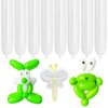 200Pcs White 260 Balloons Latex, White 260q Long Balloons for Balloon Animals, Twisting Balloons for Balloon Garland Birthday Wedding Party Decorations.