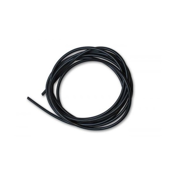 High Performance Silicone Vacuum Hose - 10 feet - .1375" ID (3.5mm) - Black