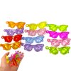 Bonka Bird Toys 2525 Pk12 Color Acrylic Sunglass Beads 1.50" X 0.50" Conures, Parakeets, Cockatiels and Similar Sized Birds