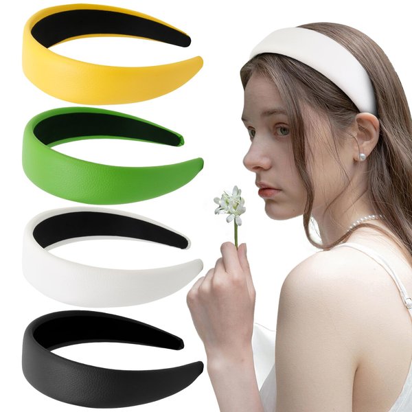 WOVOWOVO Headband for Women - Non Slip Wide Hair Head Bands Diademas Para Mujer De Moda Cute Beauty Fashion Hairbands Hair Accessories (Multi-colored AB)