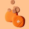 Real Techniques Mini Miracle Concealer Puff Trio, Small Makeup Puff For Liquid & Cream Foundation & Concealer, Targeted Concealing, Travel Friendly & Reusable, Vegan & Cruelty Free, 3 Count