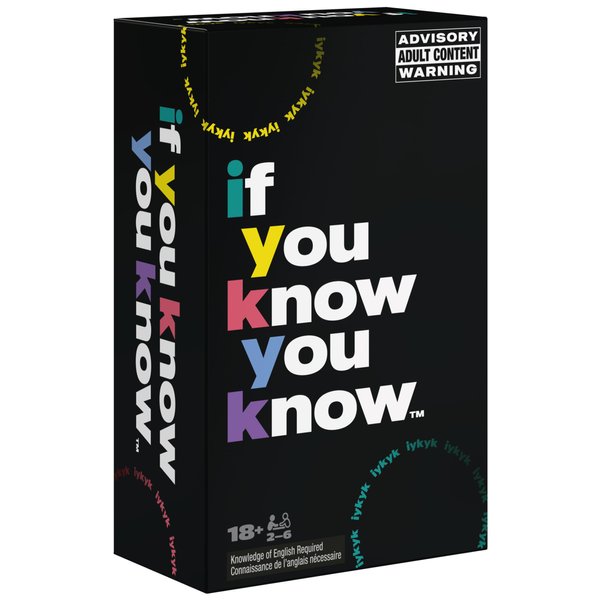 Spin Master Games, If You Know You Know IYKYK Card Game, Adult Party Game for Bachelorette Parties, College, Birthday, for Adults & Teens Ages 18+