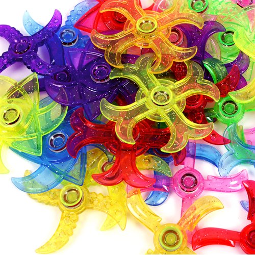 46-Pack Party Fidget Gyro Set,Mini Plastic Finger Gyro,Fidget Toys Party Pack for Classroom Rewards,Birthday Party Favors,Goodie Bag Fillers