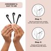 Kitsch 3pcs Elastic Hair Tie Cutter Tool - Elastic Rubber Band Cutter for Hair Ties Removal | Hair Elastic Cutter for Kids Hair | Hair Elastic Band Cutter & Ponytail Cutter Tool for Toddler