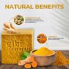 GIBI Ginger & Turmeric Soap Bar for Face & Body - Moisturizing Ginger & Turmeric Soap for Dark Spots and Acne - Cleanses & Hydrates All Skin Types - Natural Turmeric Bar Soap (7.06 Oz)