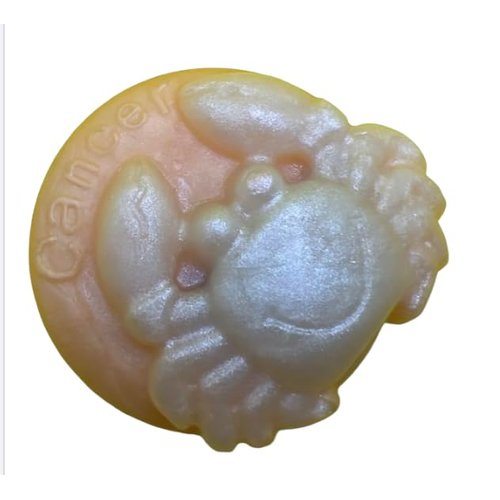 Cancer Soap, Crystal Inside Soap, Gemstone Soap, Bamboo and Coconut Scent, Zodiac Soap, Horoscope Gift, Vegan Bar Soap, Astrology