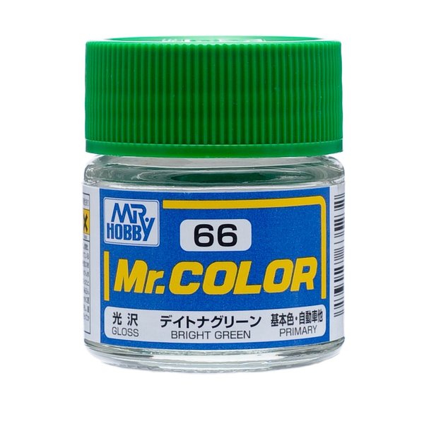 GSI Creos C66 Gloss Bright Green 10ml, GSI Mr. Color, Red Madder