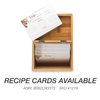 Samsill 8.5 x 11 Inch Recipe Card Page Protectors, 25 Count - 2 Pocket Side Loading Sheets for 3 Ring Binders, 4 x 6 Pocket Sleeves