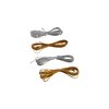 4 Pcs Dreadlock Braids Hair Accessories Silver Gold Braiding Hair Styling Tool Shimmer Stretchable Braided Elastic Cord Hair Accessories