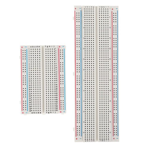 BOJACK 1Pcs 803 Tie points and 1 Pcs 400 Tie Points Solderless Breadboard and 65 Pcs Flexible Breadboard Jumper Wires and 6PCS 170 Points Mini Solderless Breadboard