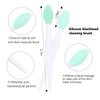 Silicone Face Scrubber, 2pcs Exfoliating Lip Brush, 2pcs Cleansing Brush,2pcs Face Mask Brush Exfoliator Blackhead Skin Care Tool