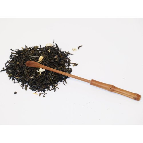 WEEMYY 7.2 Inch Natural Handmade Bamboo Teaspoon - Long Tasting Spoon for Tea, Sugar, Spices, Coffee, Dessert - Eco-Friendly, Ideal for Home, Kitchen, Restaurant Use, Nartual, 2 Pack