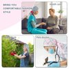 Ponytail Scrub Caps Women Long Hair with Buttons Nurse Hats Chemo Hats Cancer Headwear Head Scarfs Bouffant Working Cap with Buttons Sweatbands for Women