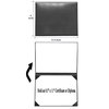 Gradplaza Diploma Cover 8.5 x 11 Padded Graduation Diploma Holder Certificate Holder Smooth Certificate Cover Black