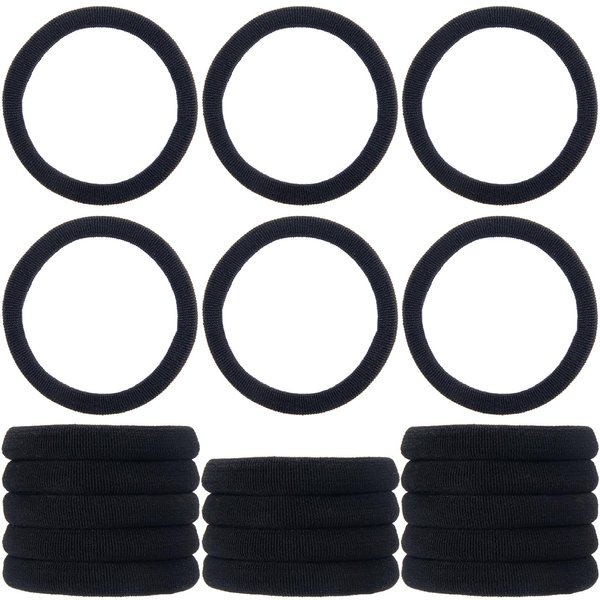 PAGOW 20 Pcs Hair Ties, Seamless Elastic Hair Ties, Rubber Bands for Hair