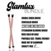 Glam Lux Beauty Bundle, Beauty Creations Stay Blushing Cheek Balm Cream Blush w/Vitamin E Creamy Buildable Lightweight Natural Long Lasting w/Duo Eyeshadow Concealer Brush (1, Do't Say It Twice, 1)