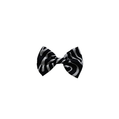 Zebra Hair Bow Little Girls Hairbow Alligator Clip Hair Bow Cotton Fabric