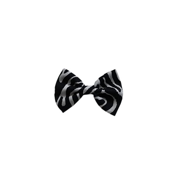 Zebra Hair Bow Little Girls Hairbow Alligator Clip Hair Bow Cotton Fabric