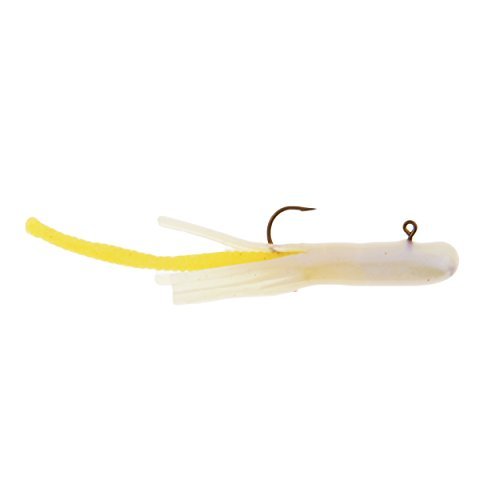 Berkley PowerBait Pre-Rigged Atomic Teasers Fishing Bait, Pearl White, Irresistible Scent & Flavor, Ready-to-Fish, Ideal for Trout, Bass, Panfish Species and More