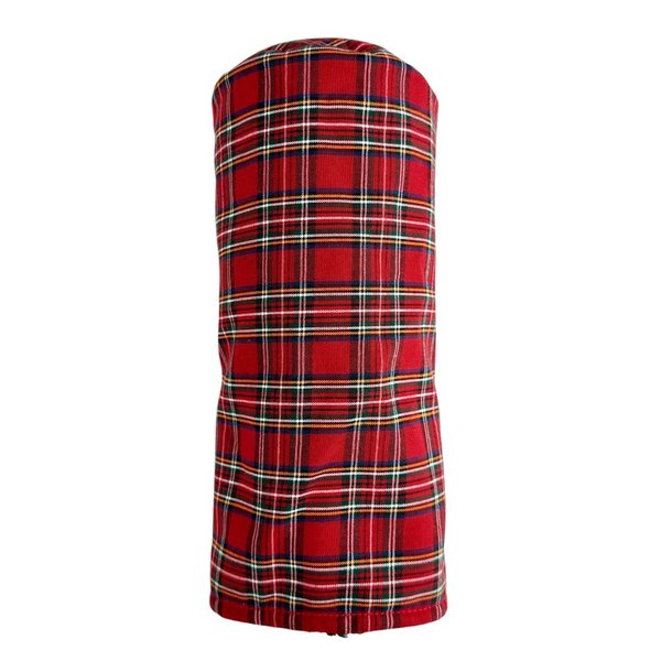 Sunfish Tartan Driver Golf Headcover Red Plaid