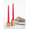 CANDWAX 10 inch Taper Candles Set of 4 - Dripless Taper Candles and Unscented Candlesticks - Perfect as Dinner Candles – Red Candles