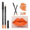 Lipliner Set Italia Deluxe 14×6×2 Vibely 12pcs Lipliner Waterproof Matte Lip Liner Pencil Lip Makeup Cosmetic Pen Set