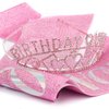 Birthday Crowns for Women, Didder Pink Birthday Sash & Queen Rhinestone Tiara Kit,Birthday Tiara Tiaras and Crowns for Women Girls Birthday Sash for Women Birthday Girl Crown Princess Crown Party Gift
